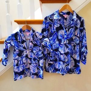 Lilly Pulitzer top and girl dress